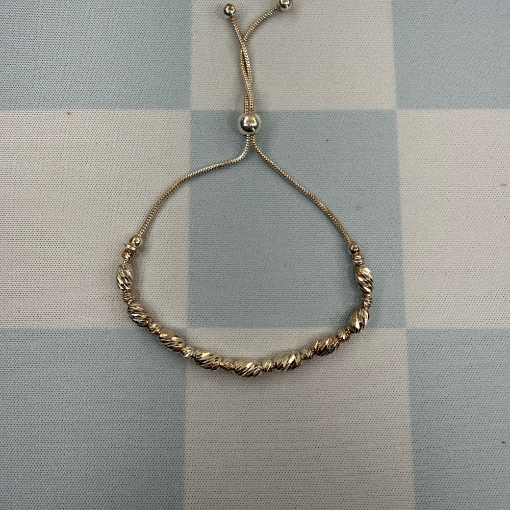 Elegant Subtle Rose Gold Sparkly Bracelet